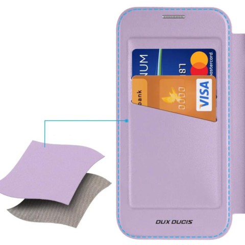 Чохол-книжка Dux Ducis Skin X Pro with MagSafe для Apple iPhone 17 (6.3") Purple Pink