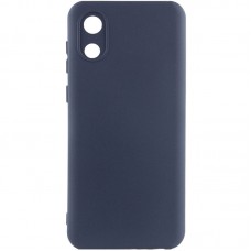 Чохол Silicone Cover Lakshmi Full Camera (A) для Samsung Galaxy A03 Core Синій / Midnight Blue