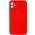 Silicone Case Square Full Camera Protective (AA) NOLOGO для Apple iPhone 11 (6.1") Червоний / Red