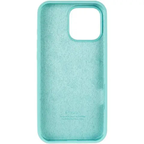Чохол Silicone Case Full Protective (AA) для Apple iPhone 13 Pro (6.1") Бірюзовий / Marine Green