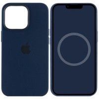 Чохол Silicone case (AAA) with Magsafe and Animation для Apple iPhone 13 Pro (6.1") Синій / Abyss Blue