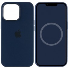 Чохол Silicone case (AAA) with Magsafe and Animation для Apple iPhone 13 Pro (6.1") Синій / Abyss Blue