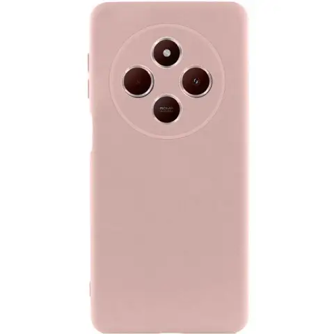 Чохол TPU GETMAN Liquid Silk Full Camera для Xiaomi Redmi 14C / Poco C75 Рожевий / Pink Sand