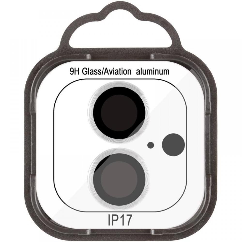 Захисне скло Metal Classic на камеру (у упак.) для Apple iPhone 17 (6.3") Срібний / Silver