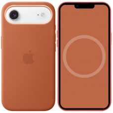 Чохол Silicone case (AAA) with Magsafe and Animation для Apple iPhone 17 Air (6.5") Terra Cotta