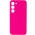 Чохол Silicone Cover Lakshmi Full Camera (AAA) для Samsung Galaxy S22 Рожевий / Barbie pink