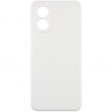 Силіконовий чохол Candy Full Camera для Oppo A38 / A18 Білий / White