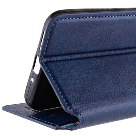 Шкіряний чохол-книжка GETMAN Cubic (PU) для Realme 11 4G Синій