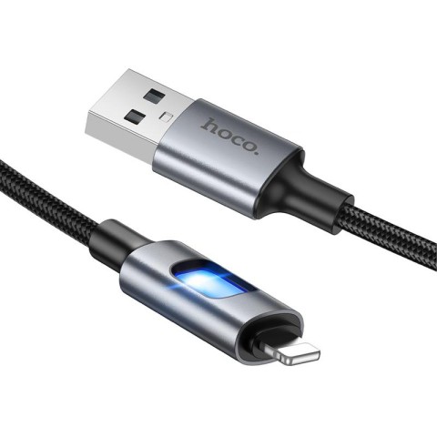 Дата кабель Hoco U144 New USB to Lightning 2.4A (1.2m) Black