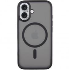 TPU+PC чехол Metal Buttons with MagSafe для Apple iPhone 16 (6.1")