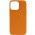 Шкіряний чохол Leather Case (AAA) with MagSafe для Apple iPhone 14 Pro (6.1") Golden Brown