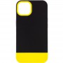 Чохол TPU+PC Bichromatic для Apple iPhone 12 Pro Max (6.7") Black / Yellow