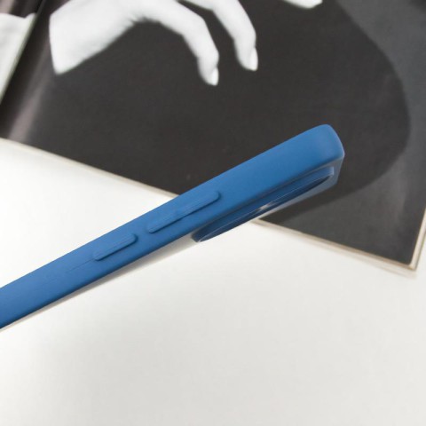 Чохол TPU GETMAN Liquid Silk Full Camera для Xiaomi Redmi Note 13 Pro 4G / Poco M6 Pro 4G / Note 14S Синій / Navy Blue