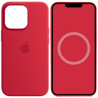 Чохол Silicone case (AAA) with Magsafe and Animation для Apple iPhone 14 Pro (6.1") Червоний / Red