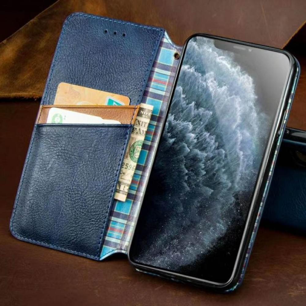 Кожаный чехол-книжка GETMAN Cubic (PU) для Xiaomi Redmi 9