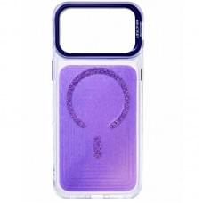 Чохол TPU+PC Jewel Sparkle with MagSafe для Apple iPhone 17 Pro Max (6.9") Lavender Glitter