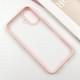 TPU+PC чохол Metal Buttons для Apple iPhone 16 (6.1") Рожевий