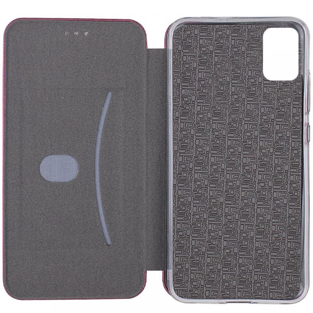 Шкіряний чохол-книжка Classy для Samsung Galaxy A51 Бордовий