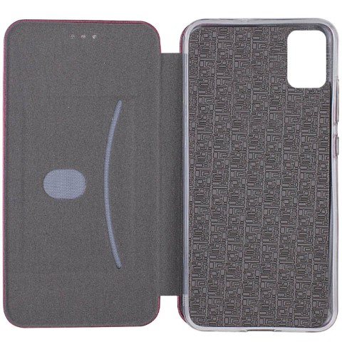 Шкіряний чохол-книжка Classy для Samsung Galaxy A51 Бордовий