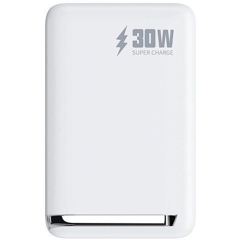 Портативний ЗП Power Bank WIWU Wi-P031 Magnetic з БЗП Qi2 30W 10000 mAh White