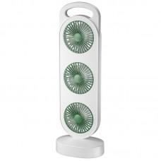 Настільний вентилятор Three Head Fan 1200 mAh Green