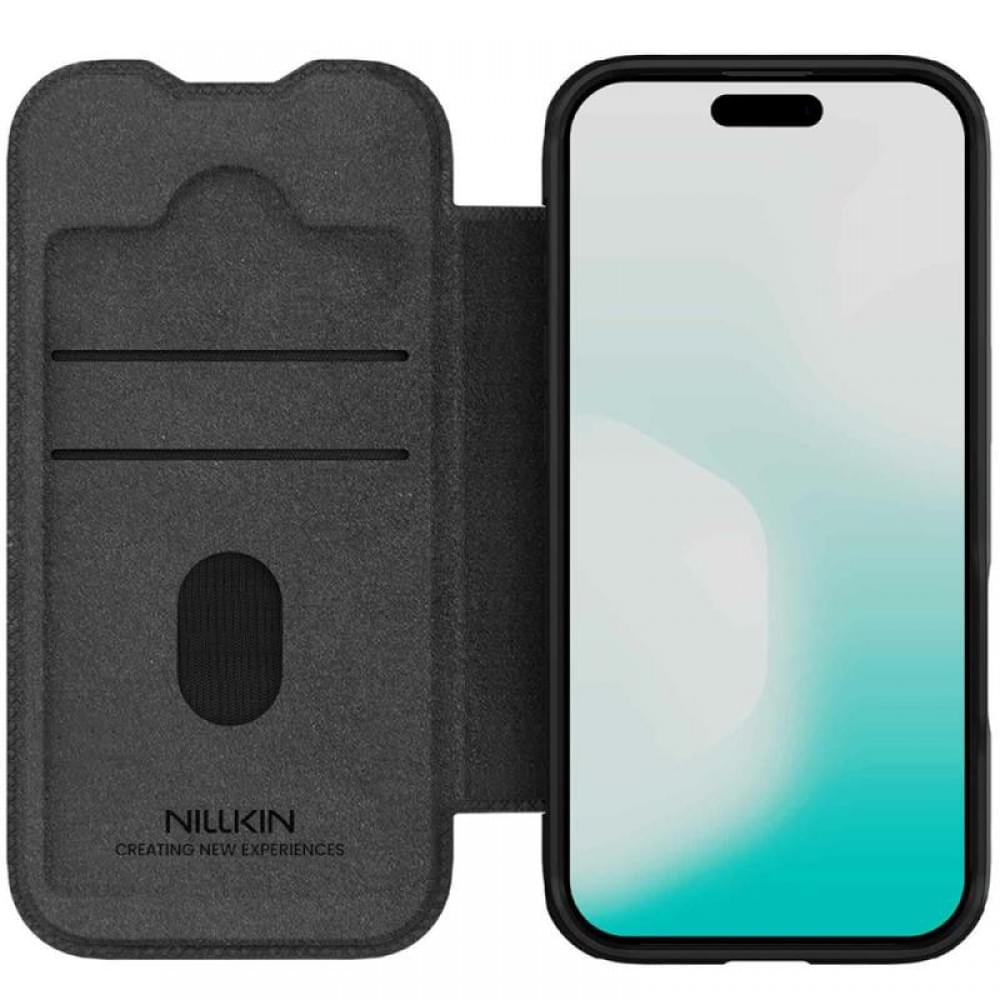 Шкіряний чохол-книжка Nillkin Qin Pro Camshield для Apple iPhone 17 Air (6.5") Black