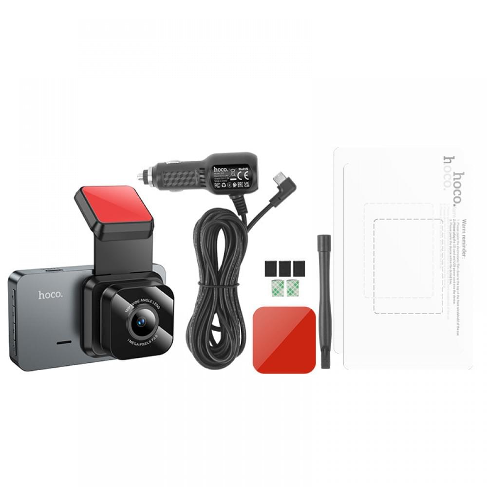 Відеореєстратор Hoco DV9 3-inch screen display (720P) Metal gray