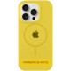 Чохол Silicone Case Full Protective (AA) with MagSafe для Apple iPhone 16 Plus (6.7") Жовтий / Yellow