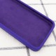 Silicone Case Square Full Camera Protective (AA) NOLOGO для Apple iPhone 11 (6.1") Фіолетовий / Ultra Violet
