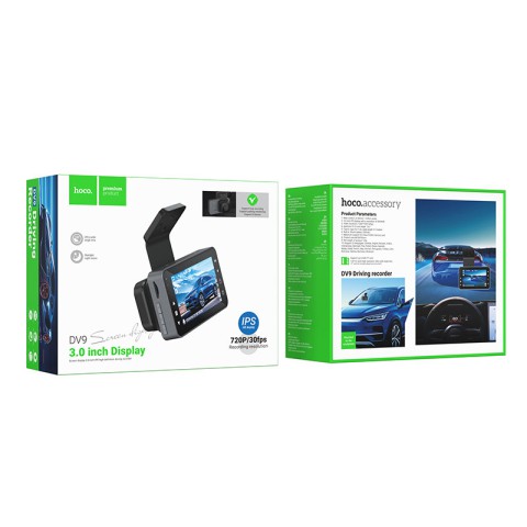 Відеореєстратор Hoco DV9 3-inch screen display (720P) Metal gray