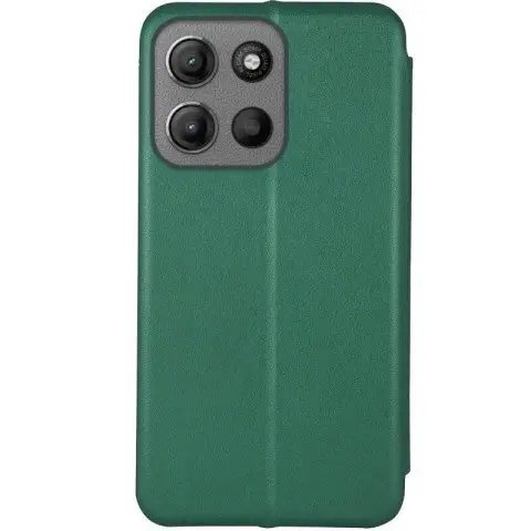 Шкіряний чохол-книжка Classy для Motorola Moto G15 4G Зелений