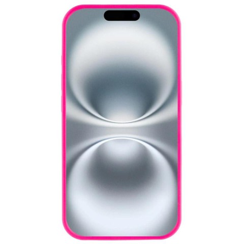 Чохол Silicone Case Full Protective (AA) для Apple iPhone 16e / 17e (6.1") Рожевий / Barbie pink