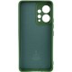Чохол Silicone Cover Lakshmi Full Camera (AA) для Xiaomi Redmi Note 12 4G Зелений / Dark green