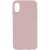 Чохол Silicone Case Full Protective (AA) NO LOGO для Apple iPhone X / XS (5.8") Рожевий / Chalk Pink