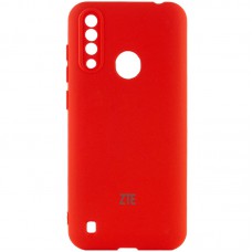 Чохол Silicone Cover My Color Full Camera (A) для ZTE Blade A7 Fingerprint (2020) Червоний / Red