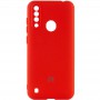 Чохол Silicone Cover My Color Full Camera (A) для ZTE Blade A7 Fingerprint (2020) Червоний / Red