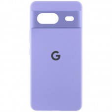 Чохол Silicone Cover Lakshmi Full Camera (AAA) with Logo для Google Pixel 8a Бузковий / Dasheen