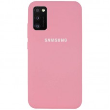 Чохол Silicone Cover Full Protective (AA) для Samsung Galaxy A41 Рожевий / Pink