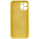 Чохол Silicone Case Full Camera Protective (AA) для Apple iPhone 12 Pro Max (6.7") Жовтий / Mellow Yellow