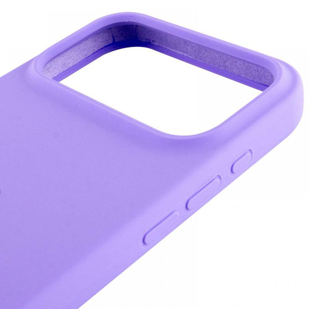 Чохол Silicone Case Full Protective (AA) для Apple iPhone 17 Pro (6.3") Бузковий / Dasheen