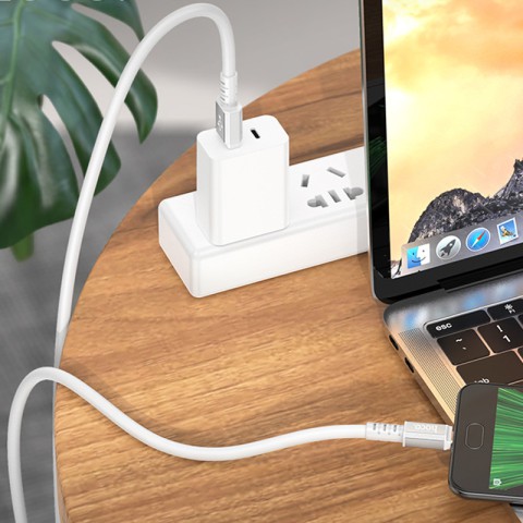 Дата кабель Hoco X85 Strength USB to MicroUSB (1m) White