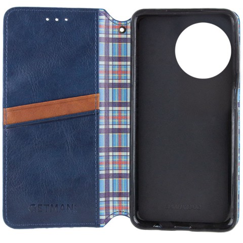 Шкіряний чохол-книжка GETMAN Cubic (PU) для Realme 11 4G Синій
