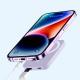Портативний ЗП Power Bank JJT-A27-1 PD20W+QC 22.5W з БЗП 10000 mAh Purple