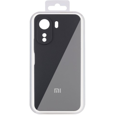 Чохол Silicone Cover Lakshmi Full Camera (AA) with logo для Xiaomi Redmi 13C / Poco C65 Чорний / Black