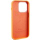 Чохол Silicone Case Metal Buttons (AA) для Apple iPhone 14 Pro (6.1") Помаранчевий / Marigold