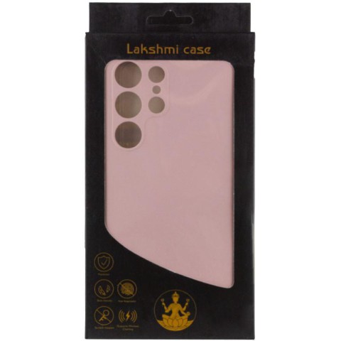 Чохол Silicone Cover Lakshmi Full Camera (AAA) with Logo для Samsung Galaxy S25 Ultra Рожевий / Pink Sand
