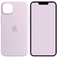 Чохол Silicone case (AAA) with Magsafe and Animation для Apple iPhone 14 (6.1") Бузковий / Lilac