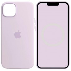 Чохол Silicone case (AAA) with Magsafe and Animation для Apple iPhone 14 (6.1") Бузковий / Lilac