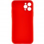 Силіконовий чохол Candy Full Camera для Apple iPhone 12 Pro (6.1") Червоний / Red