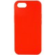Чохол Silicone Case Full Protective (AA) NO LOGO для Apple iPhone SE (2020) / 7 / 8 (4.7") Червоний / Red